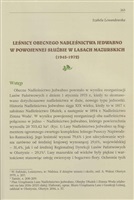 Lewandowska I. Leśnicy obecnego Nadleśnictwa Jedwabno w powojennej służbie w lasach mazurskich (1945-1972).